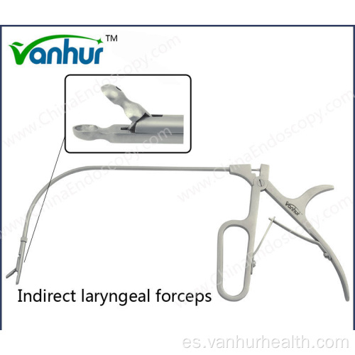 Instrumentos de laringoscopia general Pinzas laríngeas indirectas
